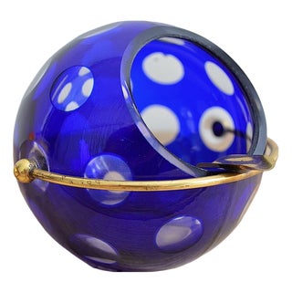 Ashtray by Marita Voigt for VEB Glaswerk Harzkristall, 1960s For Sale