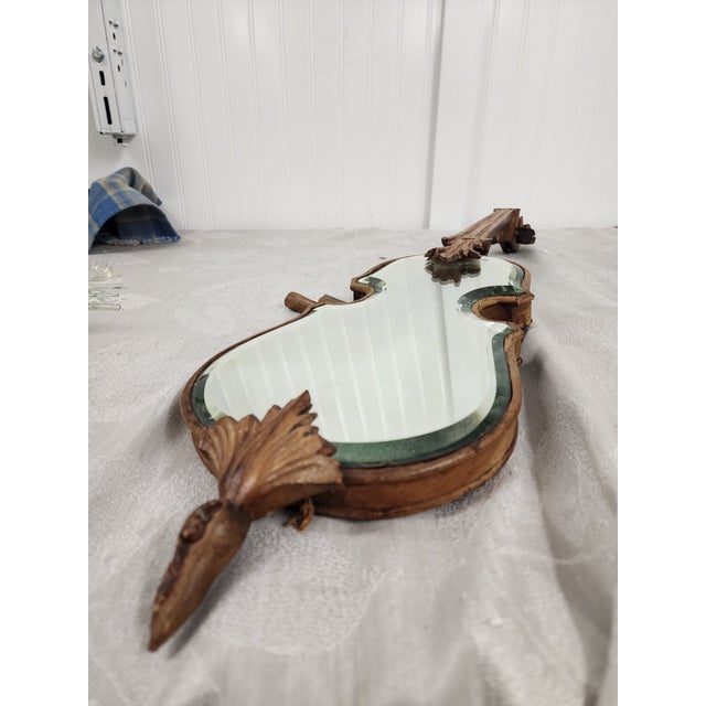 Home Inspirations is proud to offer this amazing Antique wood mirror in the shape of a violin. This is the first one like...
