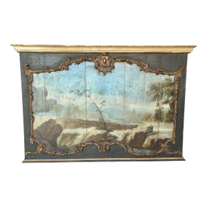 19th Century Italian Landscape Oil on Panel Painting