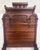 Antique Full Size C 1870-1890 Victorian Eastlake Monumental High Back Walnut Bed For Sale - Image 9 of 11
