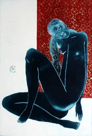 Małgorzata Niespodziewana, Belladonna, Etching on Paper, 2000