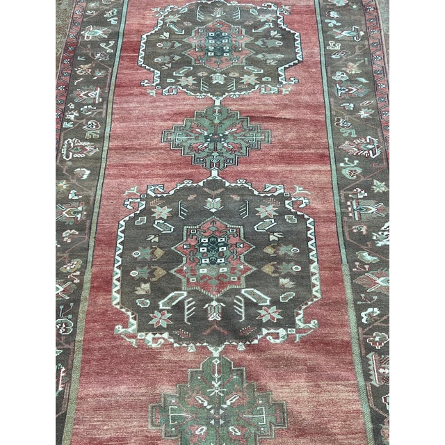 Vintage Turkish Wool Runner 4’11” X 12’2” For Sale - Image 4 of 5
