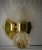 Murano Art Glass and Brass Round Gold Wall Light, 2000 For Sale - Image 4 of 9