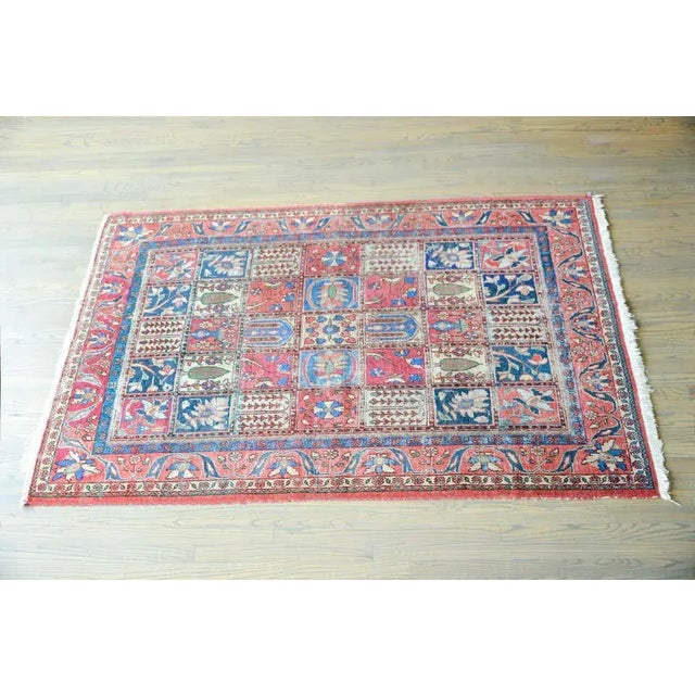 Mid 20th Century Bakhtiari Rug For Sale - Image 12 of 13