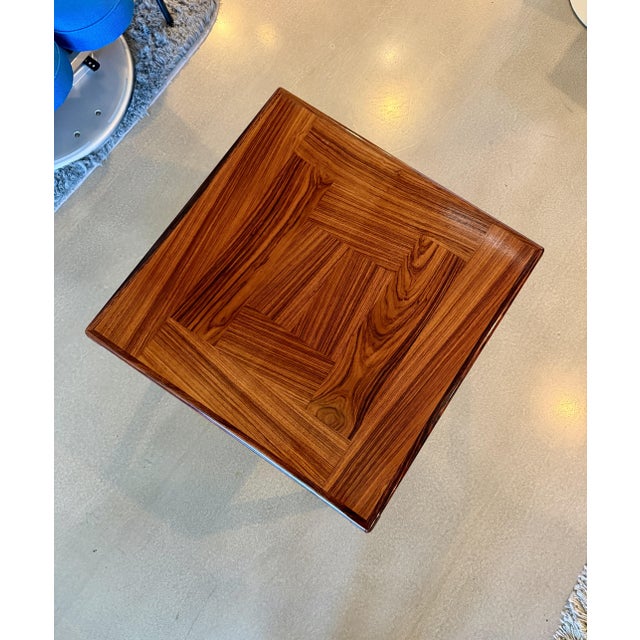 Mid-Century Modern 1960s Danish Henning Kjærnulf for Vejle Stole Og Mid-Century Modern Rosewood Side Table For Sale - Image 3 of 18