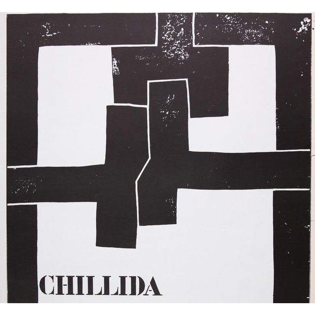 Modern Exposition 1971 Poster after Eduardo Chillida For Sale - Image 3 of 6