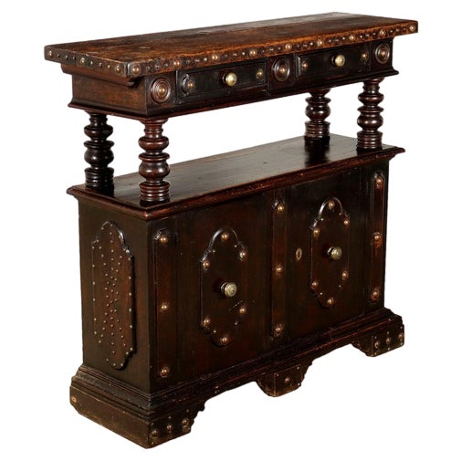 Sideboard with Stand in Walnut For Sale