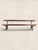 Brown Late 19th Century Antique English Large Reversible Back Tram Bench, 9’ Long For Sale - Image 8 of 16