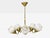 1930s 1930s Swedish Modern, Pendant Light, Opaline Glass, Brass, Plastic For Sale - Image 5 of 11