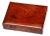 Refined Mid Century Modern Solid Wood Dresser Jewelry Trinket Box Home Decor For Sale