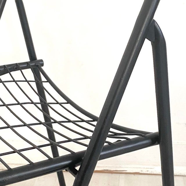 Black Vintage Chairs by Niels Gammelgaard for Ikea, 1980s, Set of 4 For Sale - Image 8 of 15