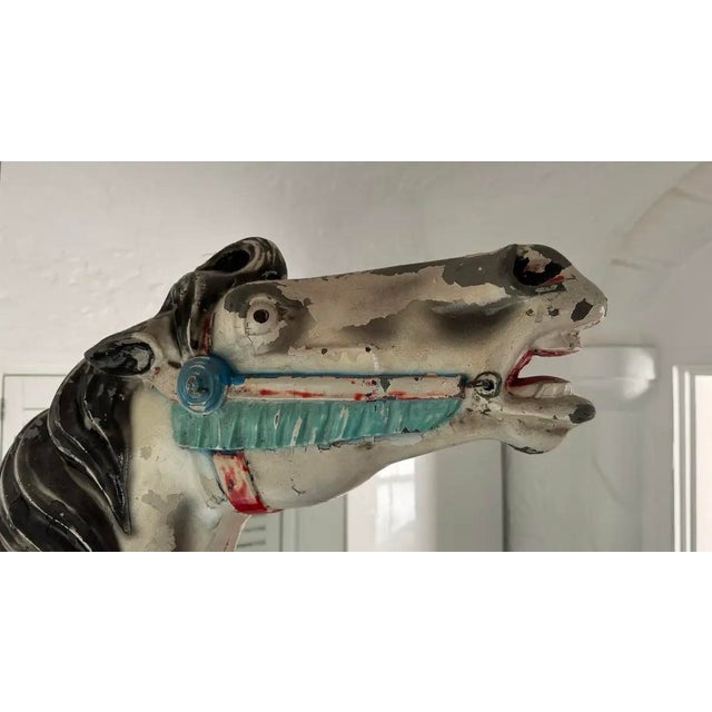 Carousel Horse from Fair Park in Birmingham Alabama 1950”s Cast Aluminum Original paint with expected aging. Excellent...
