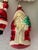 Vintage American Dozen Mercury Glass Christmas Ornaments Gingerbread and Santa Claus For Sale - Image 4 of 4