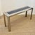Vintage Console in Chromed Metal and Blue Glass by Liwans, Italy, 1970s For Sale - Image 9 of 9