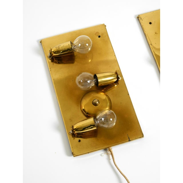 Vintage Brass Wall Lamps with Crystal Shades by Bakalowits & Söhne, 1960s, Set of 2 For Sale - Image 18 of 18