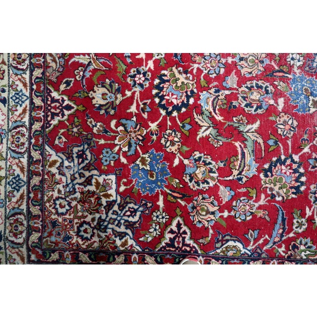 1900s, Antique Persian Tabriz Handmade Rug 10.1' X 13.3' For Sale - Image 14 of 18