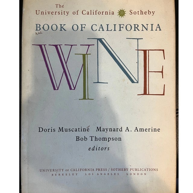 Signed 1984 1st Ed Sotheby Book of California Wine - Multi-Author Signatures For Sale In San Francisco - Image 6 of 7