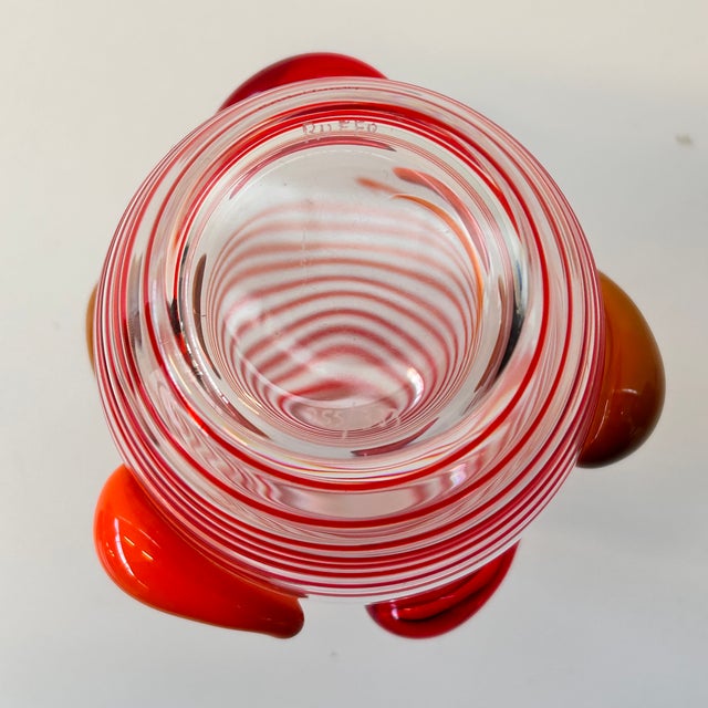 Limited Edition Ruffo 255/233 Vase in Murano Glass by Carlos Moretti, 1990s For Sale - Image 11 of 13