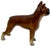 1930s Very Rare & Hard 2 Find Vintage 1930s Hubley Mfg. Co. Cast Iron Standing Boxer Dog Doorstop in Excellent Condition For Sale - Image 5 of 18