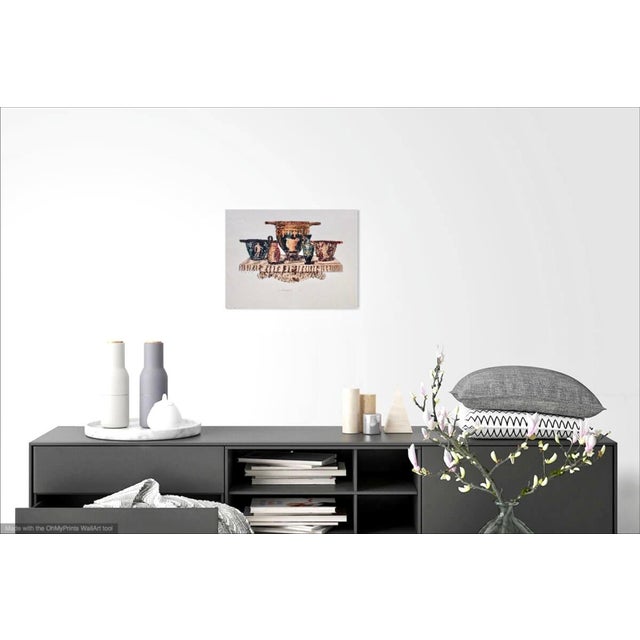 A collection of classical objects printed as a poster. Make your gallery collection classy! This poster will fit in a...