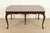 Wood Romweber French Provincial Louis XV Mahogany Extension Dining Table, Newly Refinished For Sale - Image 7 of 13