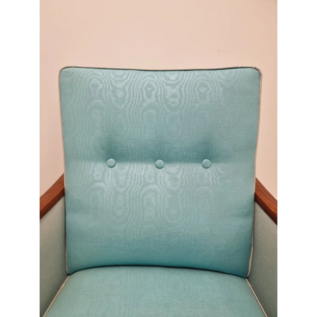 1960s Set of Mid-Century Modern Armchairs in Wood with Tubular Frames, Hungary, 1960s For Sale - Image 5 of 6