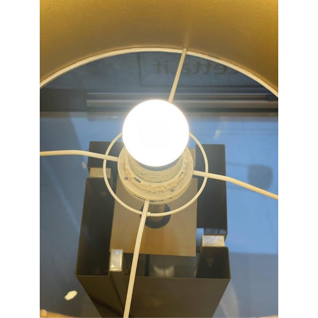 1970s Brass and Steel Lamps, 1970s, Set of 2 For Sale - Image 5 of 12