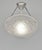 MULLER FRERES A nice French 1925-1935 art deco pendant light in nickel plated solid brass or bronze. The mount holds a...