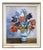 Mollie Cordingley, Tulips and Iris in a Blue/White Jug, 1960s, Oil Painting, Framed For Sale