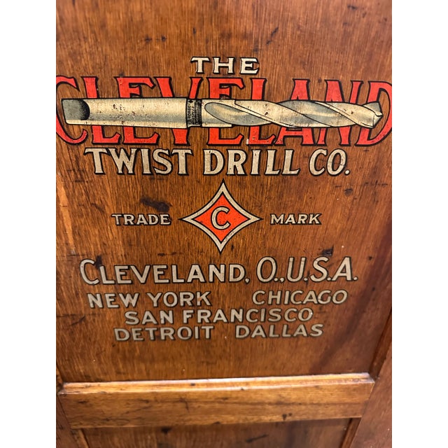 1900s Oak Cleveland Twist Drill Company Store Display Chairish