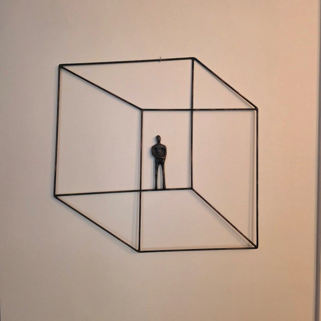 Contemporary 1990s Phillips Collection Perspective Square Standing For Sale - Image 3 of 3