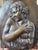 Art Nouveau Antique Oval Bronze Bas-Relief Wall Plaque Portrait of a Nude Maiden For Sale - Image 3 of 16