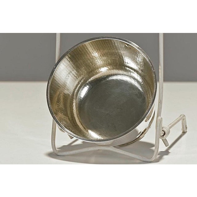 Hand-Crafted Silver Can, 1940s For Sale - Image 10 of 12
