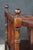 Wood Mid 20th Century English Georgian Style Mahogany Canterbury Magazine Rack Stand 19" For Sale - Image 7 of 18