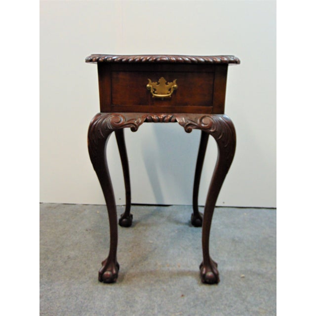 Late 19th Century Centennial Chippendale Carved Nightstand For Sale - Image 4 of 9