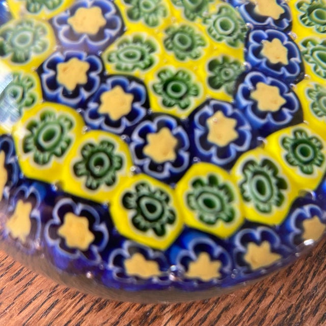 Italian Murano Glass Millefiori Paper Weight For Sale - Image 3 of 5