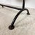 Forest Green Vintage Industrial Bistro Table with Green Painted Wooden Top, 1950s For Sale - Image 8 of 13