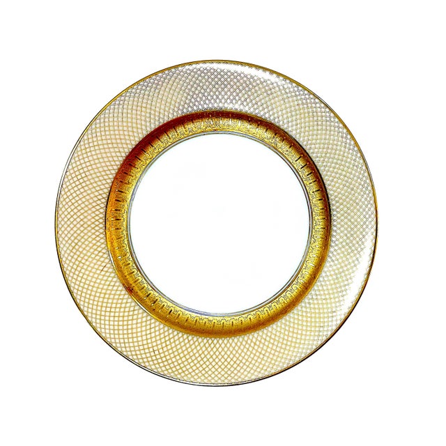 1960s Rosenthal Golden Grail Encrusted Gold Porcelain Dinnerware by Raymond Loewy - 45 Piece Service for Eight For Sale - Image 6 of 13