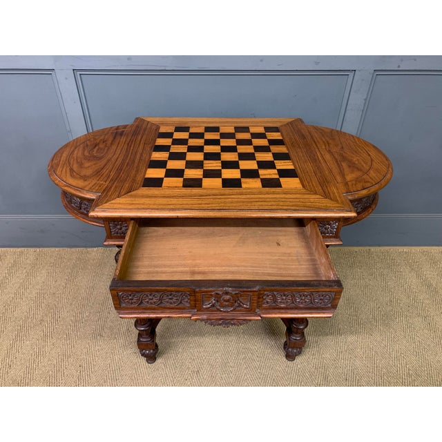 Aglo-Indian Rosewood Chess Top Table, 1875 For Sale - Image 15 of 17