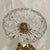 Gold Cast Gilded Age Lady Statue Crystal Ashtray For Sale - Image 8 of 12