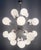 Fabio Ltd 21st Century Nova Polished Nickel Glossy White Murano Sputnik Chandelier by Fabio LTD For Sale - Image 4 of 6