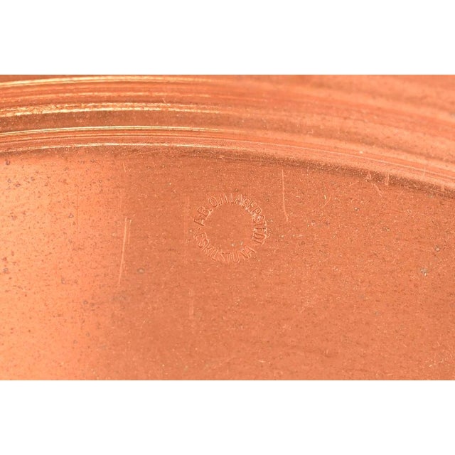 Roycroft Style Swedish Arts & Crafts Copper and Brass Handled Tray For Sale - Image 11 of 13