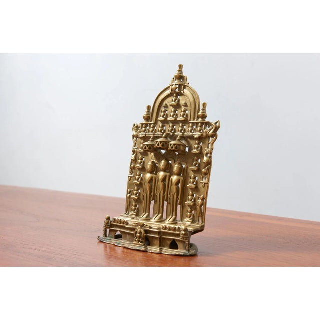 An authentic, ancient and exceptional Three Jina Shrine. For it’s age the altarpiece is in a very good condition and...