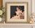 Elegant framed bookplate featuring Gustav Klimt’s celebrated portrait Sonja Knips, originally painted in 1898. This image...