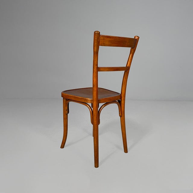 1930s Austrian Chairs in Wood from Thonet, 1930s, Set of 6 For Sale - Image 5 of 12