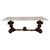 Baroque European Baroque Revival Coffee Table With Onyx Stone Top, Late 19th Century For Sale - Image 3 of 15