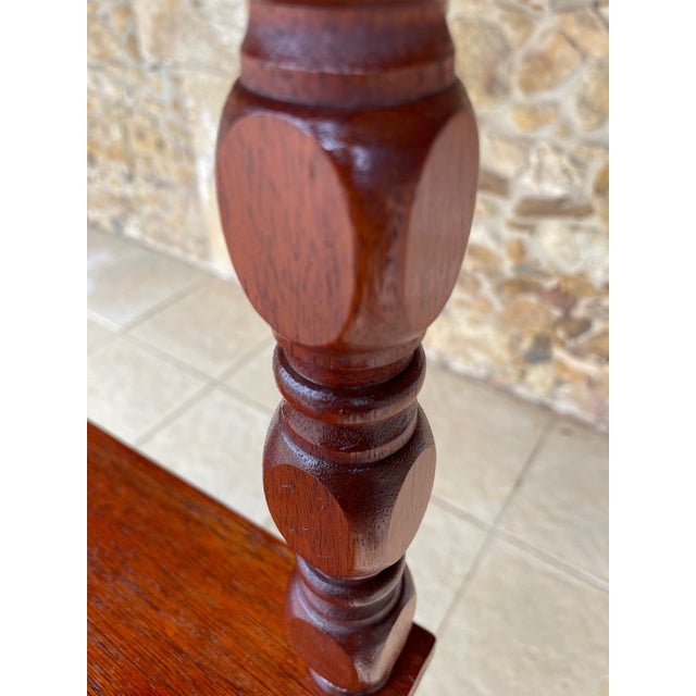 French Mahogany Five-Tier Bookcase For Sale - Image 14 of 18