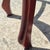 Late 20th Century Carved Red Mahogany Stone Top Corner Tables Pedestals Plant Stands, a Pair For Sale - Image 14 of 15