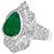 4.75 Carat Pear Cut Colombian Emerald & Diamond 18 Karat Gold Ring Estate Size 7 For Sale - Image 15 of 18