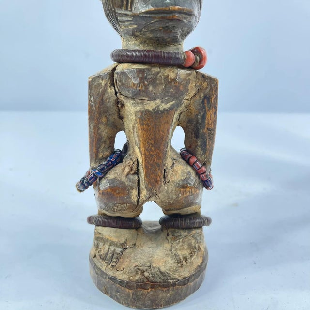 Early 20th Century Yoruba Ibeji Pair of Twin Figures Nigeria MATTER COLLECTION For Sale In Denver - Image 6 of 10